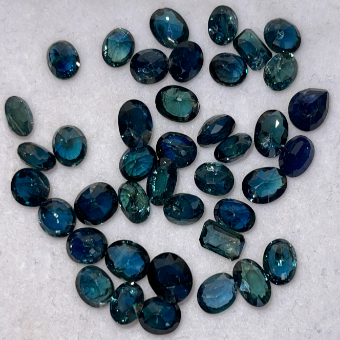 Fancy Bluish Sapphires – 33.15ct Batch