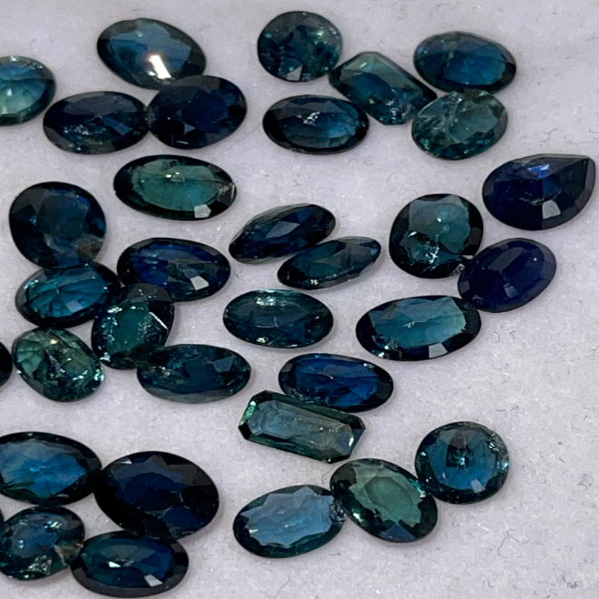 Fancy Bluish Sapphires – 33.15ct Batch