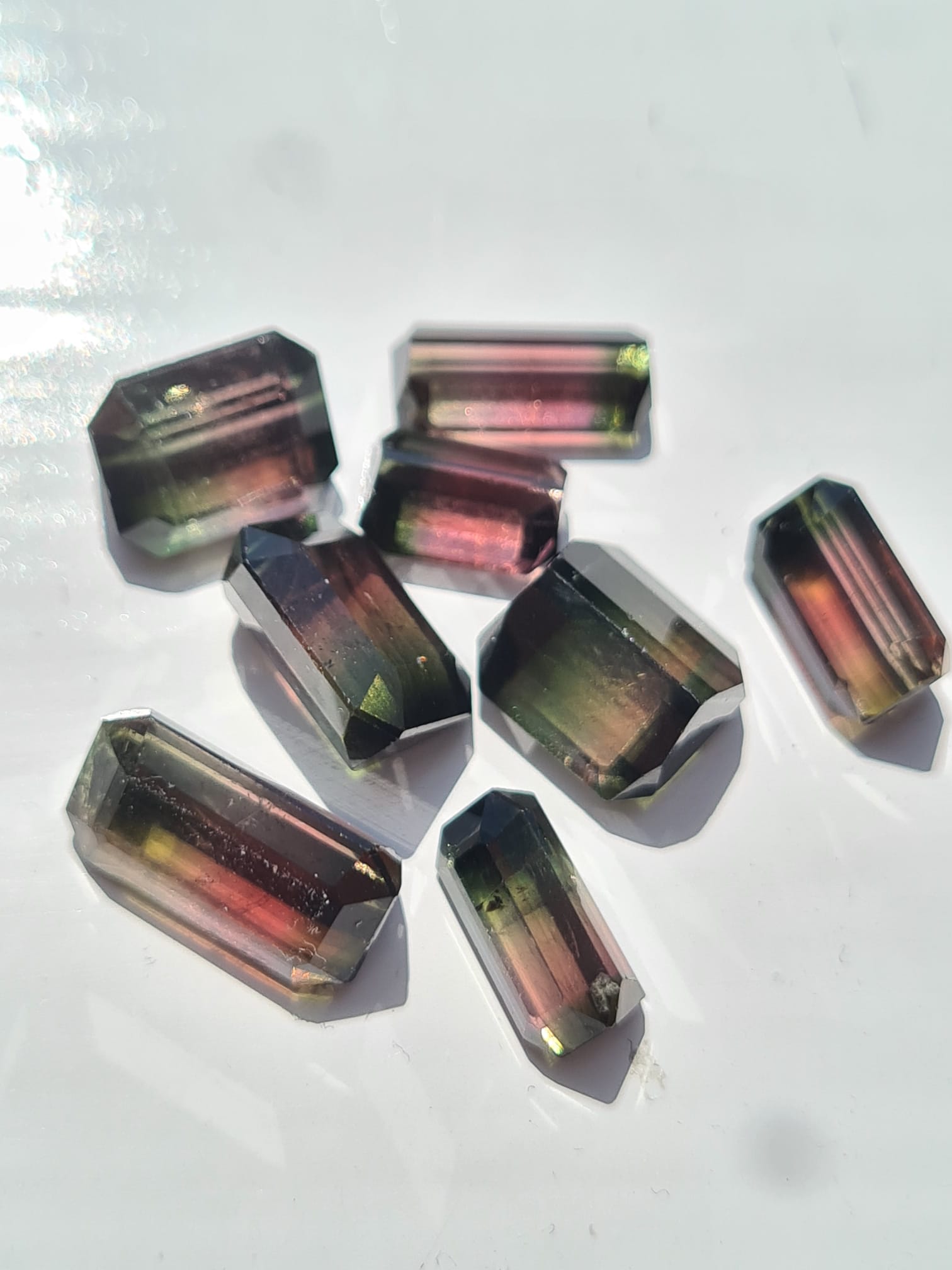 Very rare 23.15ct Bi-Color Tourmaline
