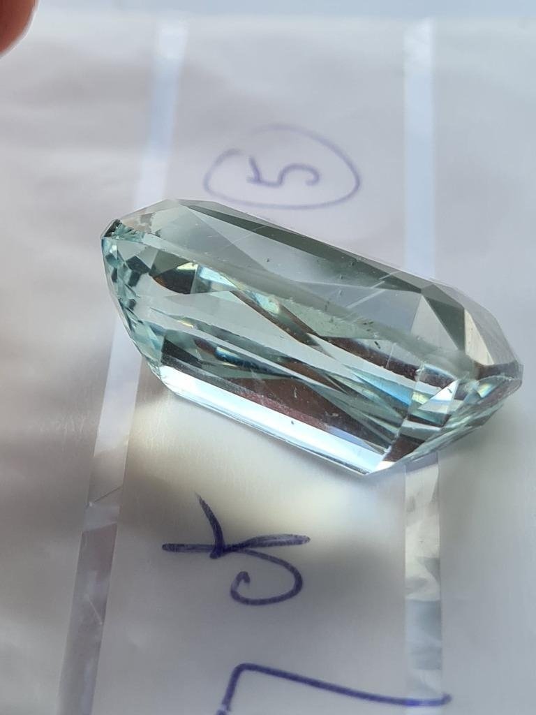 34.07ct Aquamarine Baguette Cut