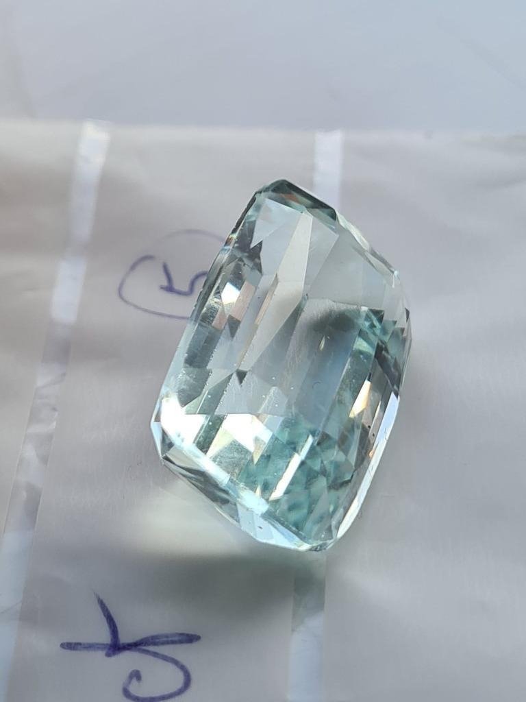 34.07ct Aquamarine Baguette Cut