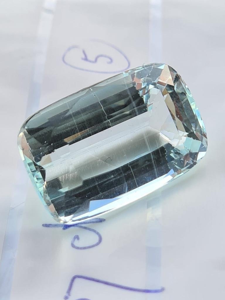 34.07ct Aquamarine Baguette Cut