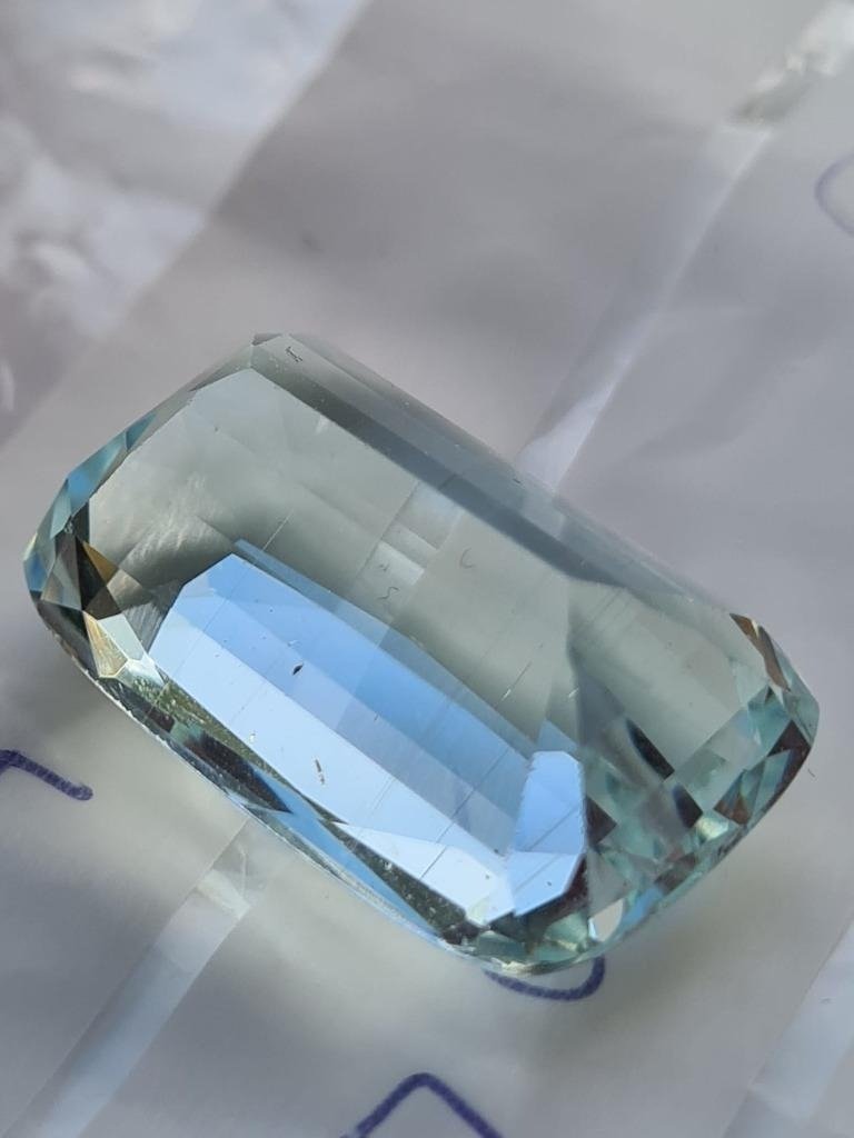 34.07ct Aquamarine Baguette Cut