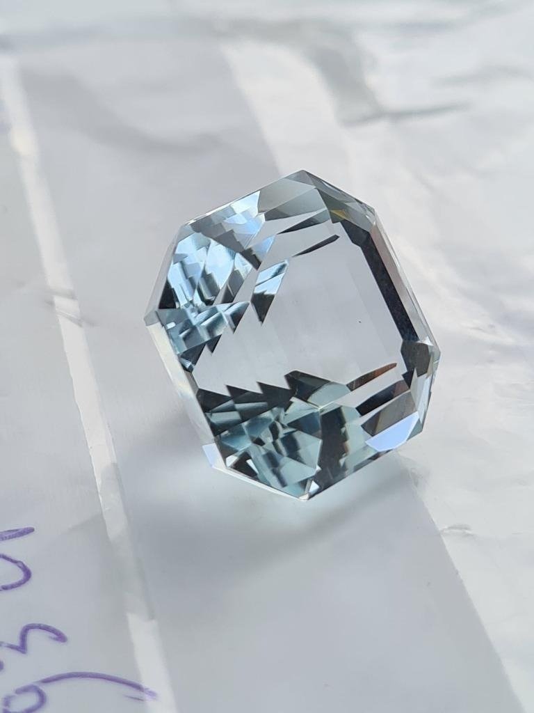 26.93ct Aquamarine Asscher Cut